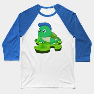 Turtle Pupil Cap School Baseball T-Shirt